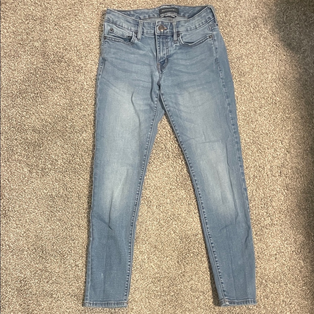 Aeropostale Light Blue Skinny Jeans